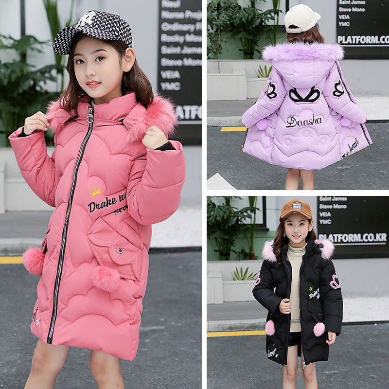 Girls' cotton-padded jackets - Bellarte Enchanté Girls' cotton-padded jackets